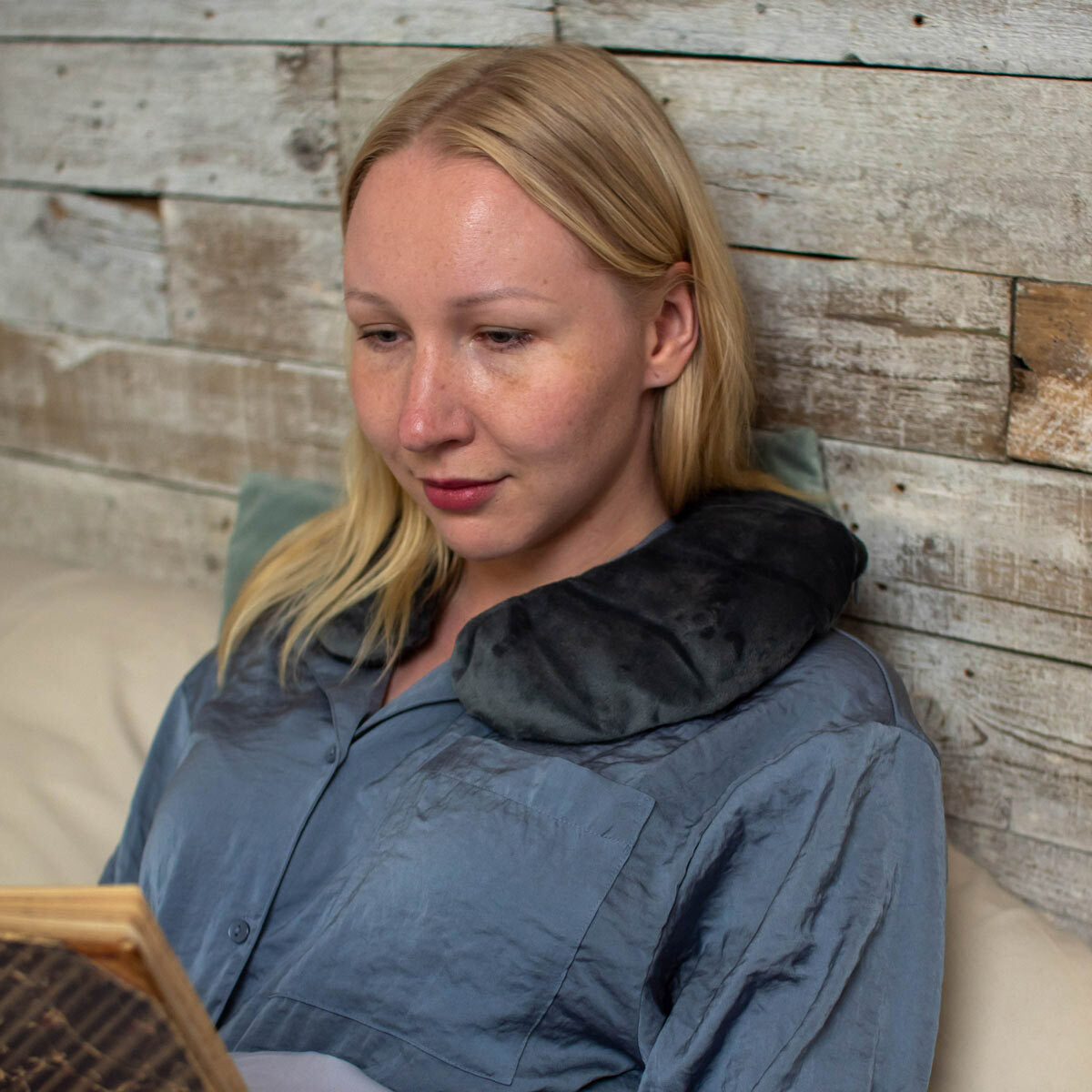 
              Polar Night weighted neck pillow