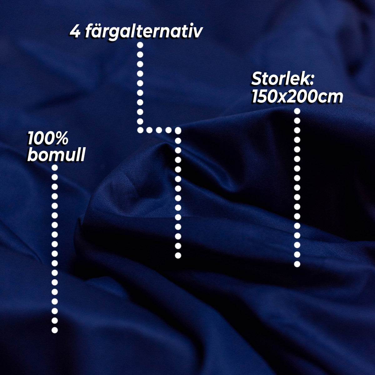 
              Polar Night Cotton duvet cover, 150x200cm